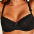 Soutien-gorge &agrave; armatures pr&eacute;form&eacute; Maya, Noir