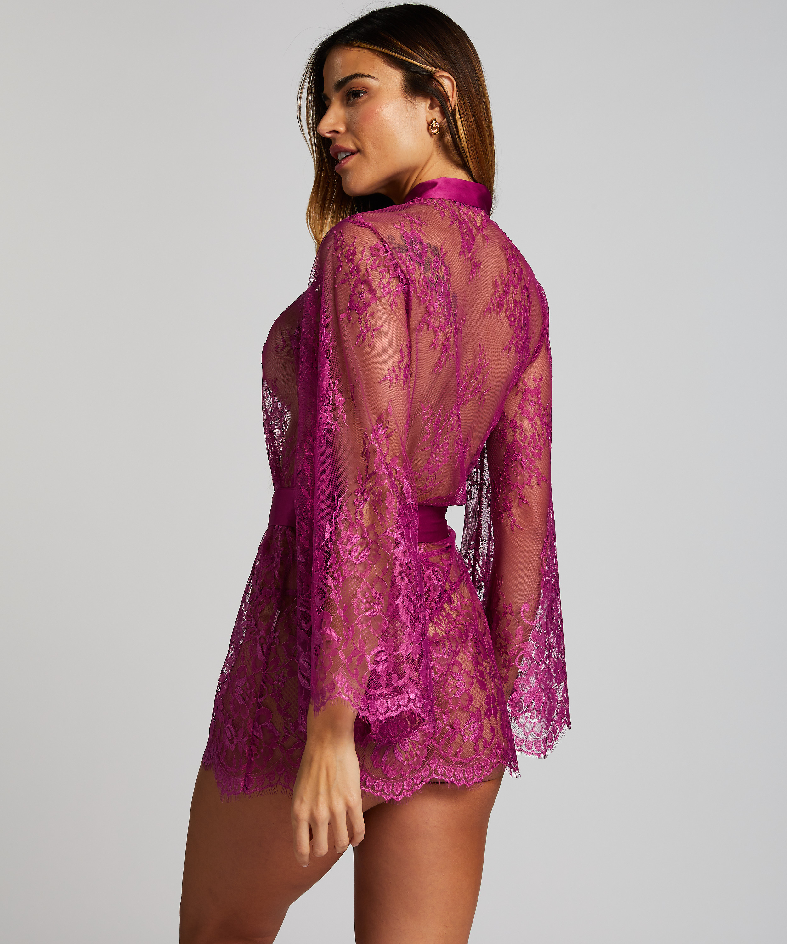 Kimono Lace Isabelle, Violet, main