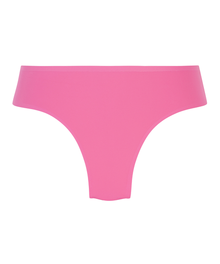 Slip brésilien iInvisible Lace Back, Rose