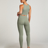 Legging de sport sans coutures taille haute HKMX, Vert