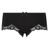 Boxer Coton Secret Dentelle, Noir