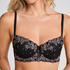Soutien-gorge à armatures rembourré Chloe, Noir