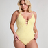 Maillot de bain en crochet, Jaune