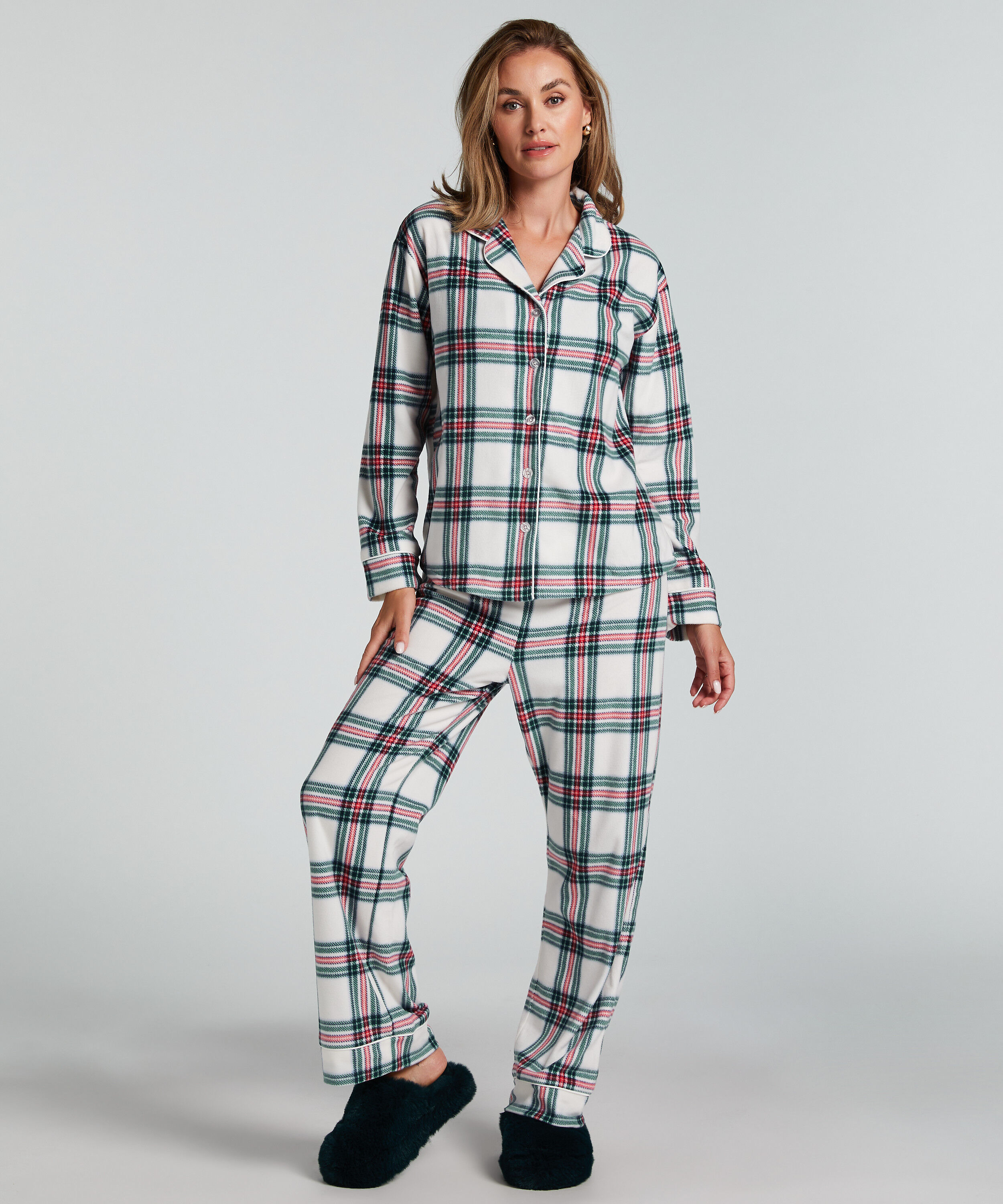 Ensemble pyjama Fleece, Blanc Ensemble pyjama Fleece, Blanc