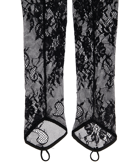 Gants en dentelle, Noir