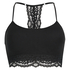 Brassière sans couture Marine, Noir