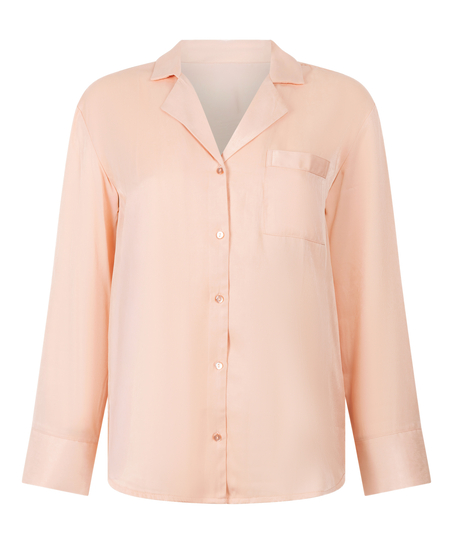 Veste à manches longues Satin Ayla, Rose