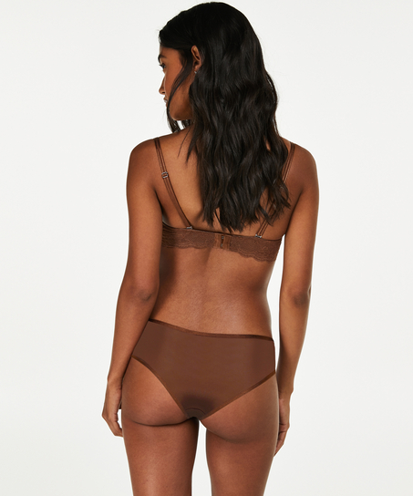 Slip brésilien Angie, Marron
