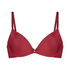 Soutien-gorge à armatures préformé Plunge, Rouge