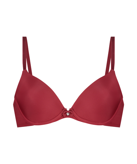 Soutien-gorge à armatures préformé Plunge, Rouge