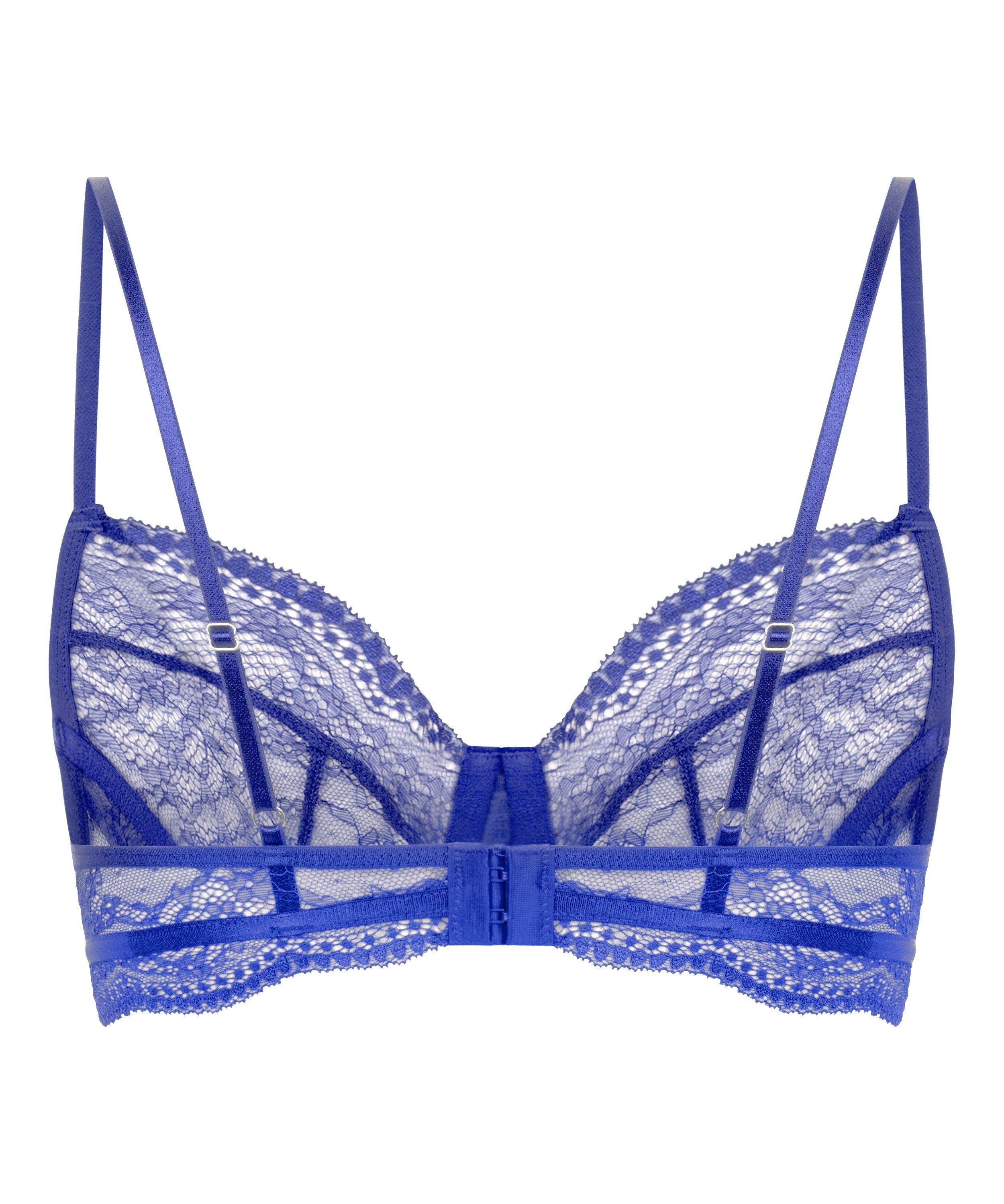 Soutien-gorge non-rembourré à armatures Isabelle, Bleu, main
