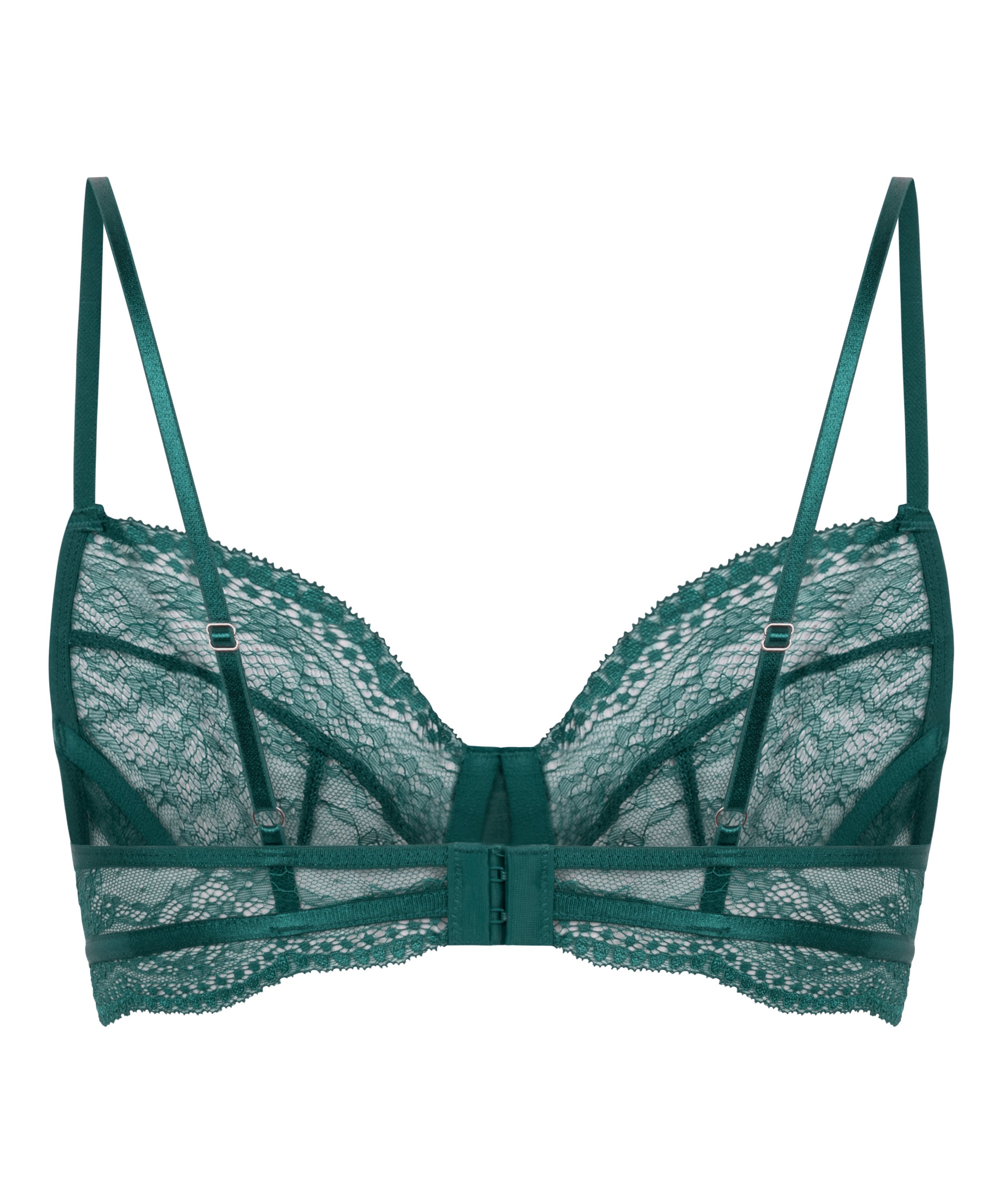 Soutien-gorge non-rembourré à armatures Isabelle, Vert, main