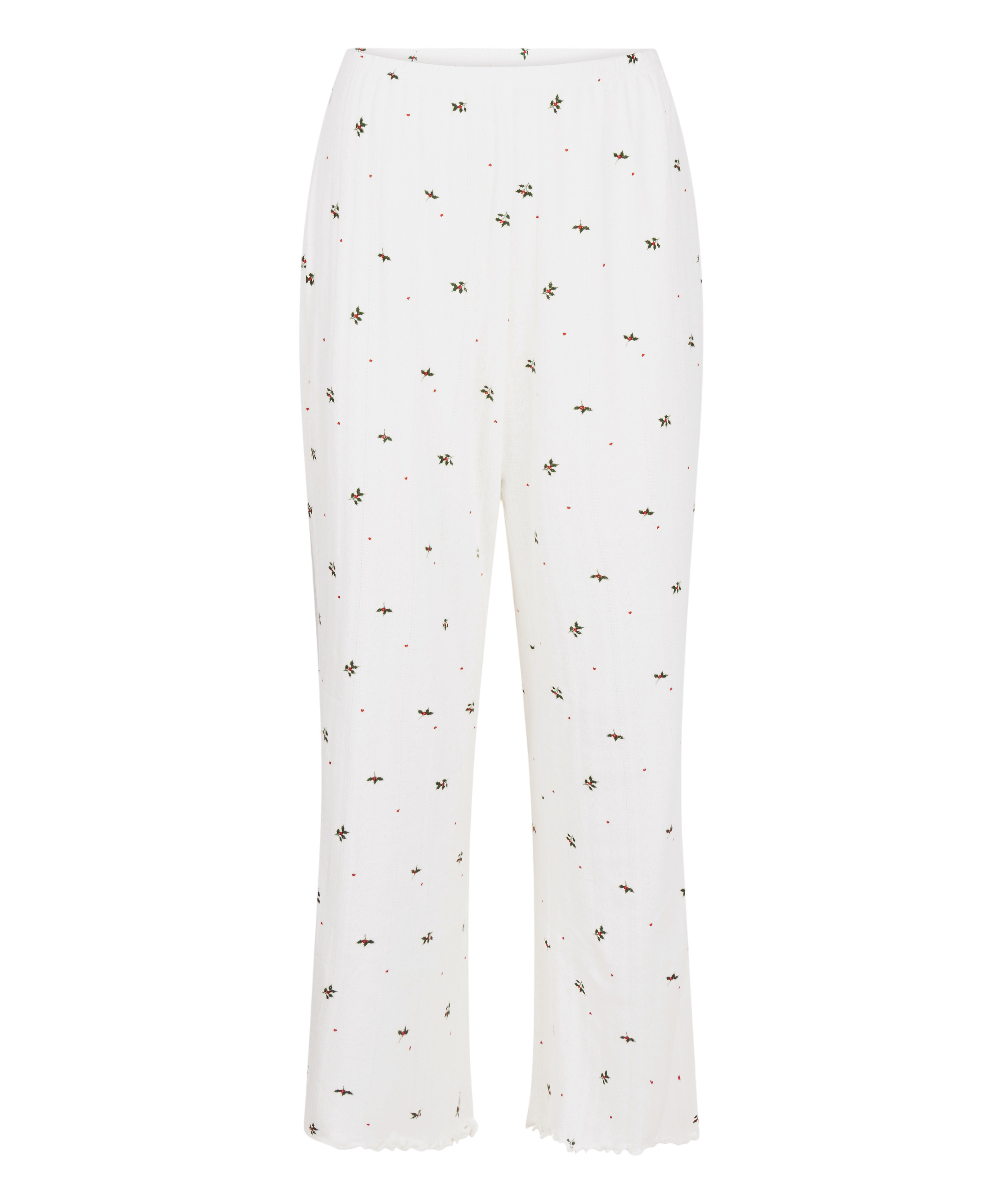 Pantalon de pyjama Pointelle, Blanc, main