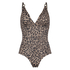 Maillot de bain Leopard, Beige