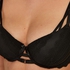 Soutien-gorge rembourré à armatures Mahina, Noir