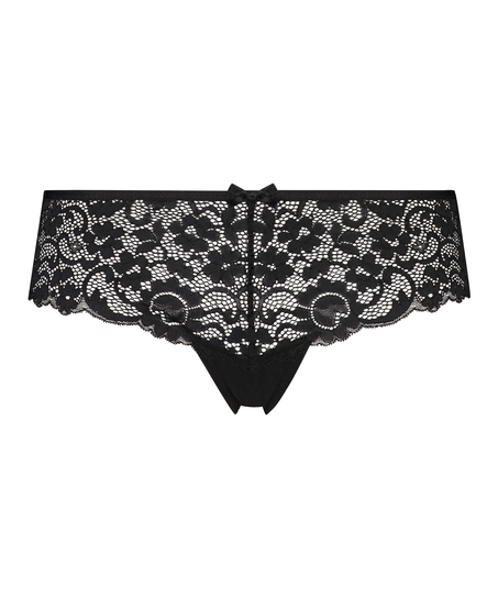 Short brésilien Mia, Noir