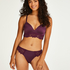Soutien-gorge push-up préformé sans armatures Evey, Violet