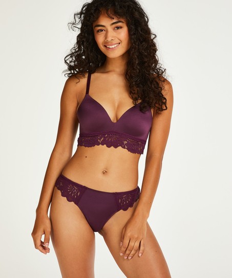 Soutien-gorge push-up préformé sans armatures Evey, Violet
