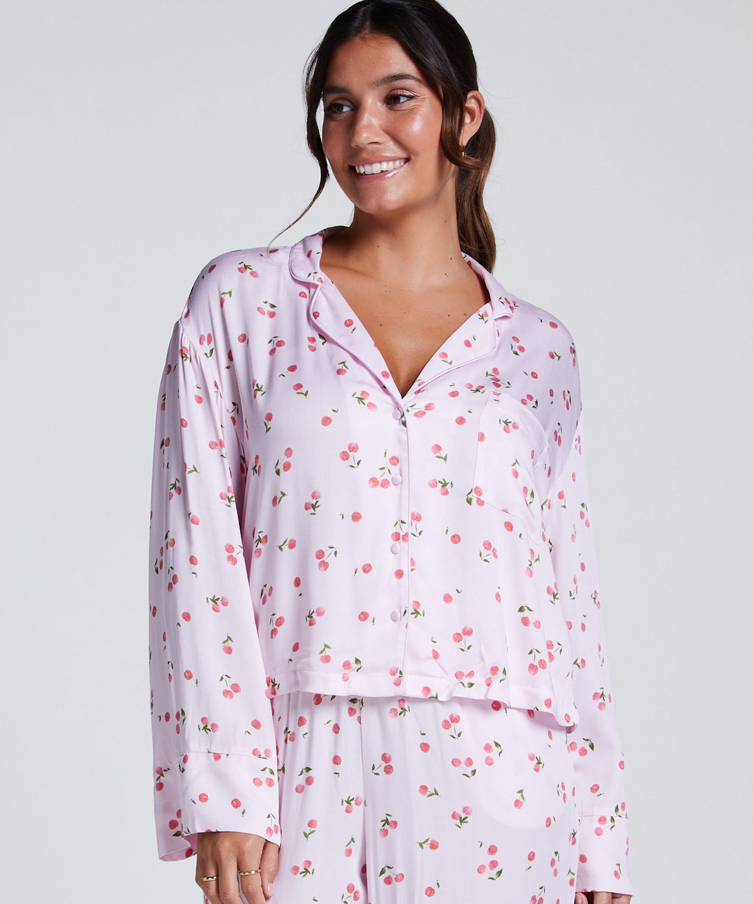 Veste à manches longues Satin, Rose Veste à manches longues Satin, Rose