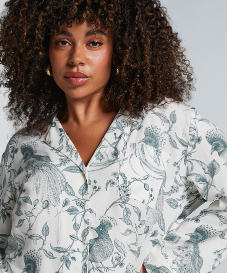 Haut de pyjama, Blanc