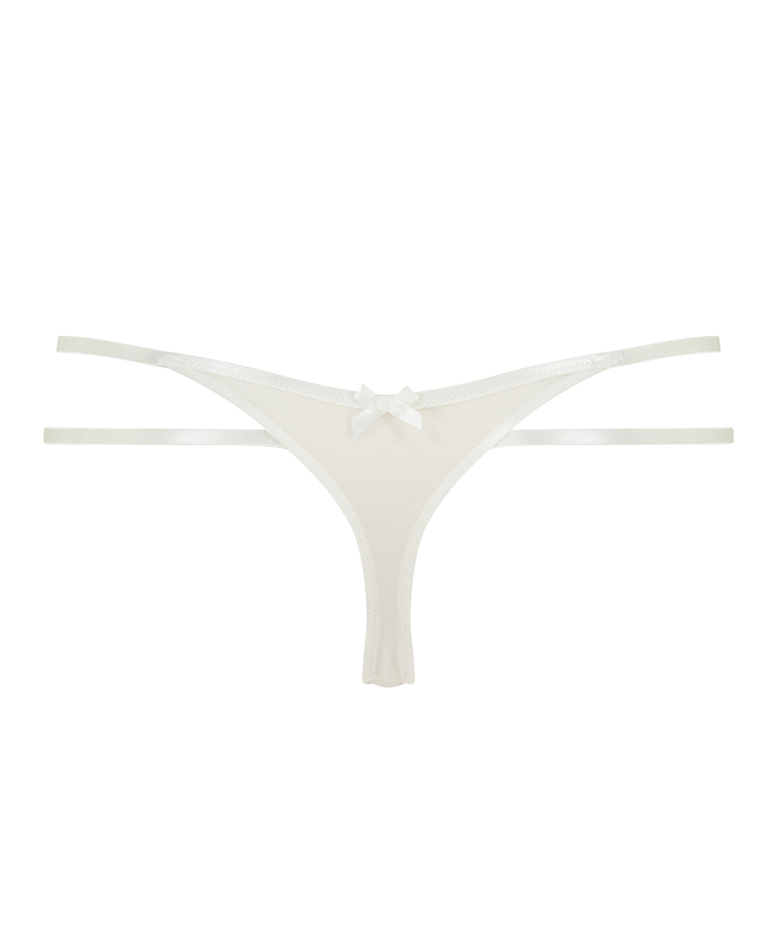 String jambes hautes Chlo, Blanc, main