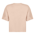 Haut de pyjama en jersey brossé, Beige