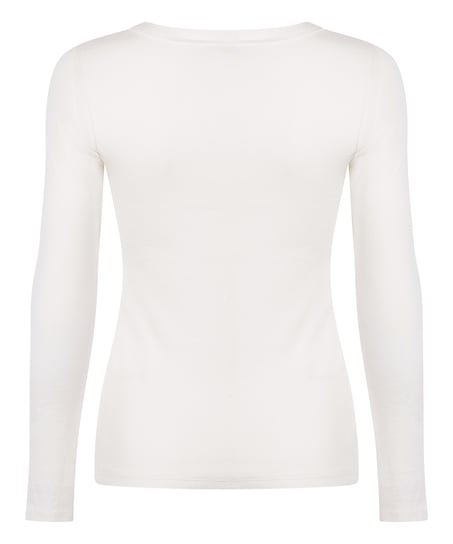 Top de pyjama Coton, Blanc