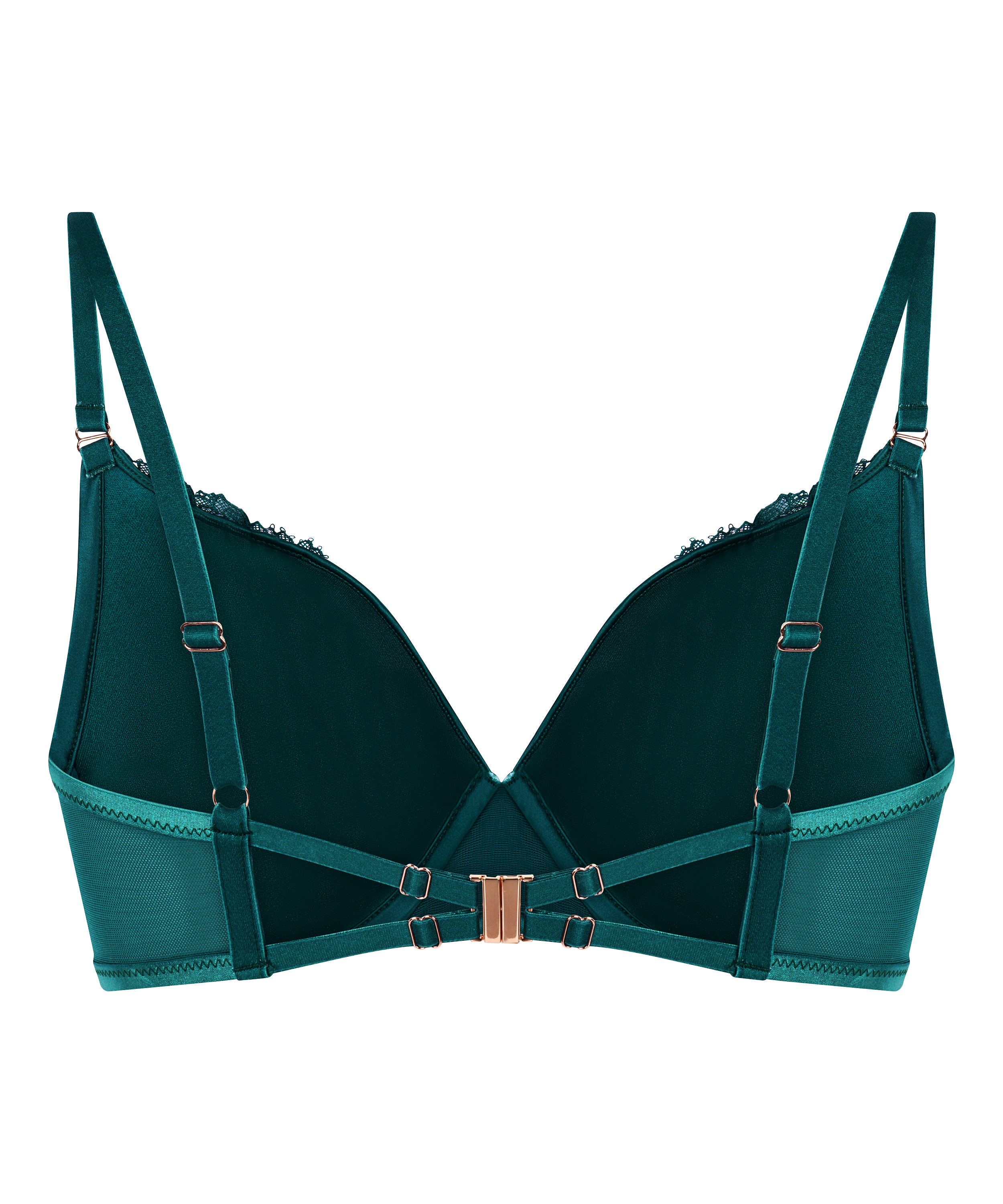 Soutien-gorge à armatures rembourré longline Julia, Vert, main