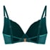 Soutien-gorge à armatures rembourré longline Julia, Vert