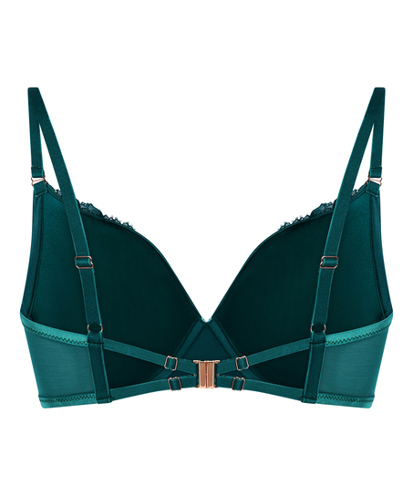 Soutien-gorge à armatures rembourré longline Julia, Vert