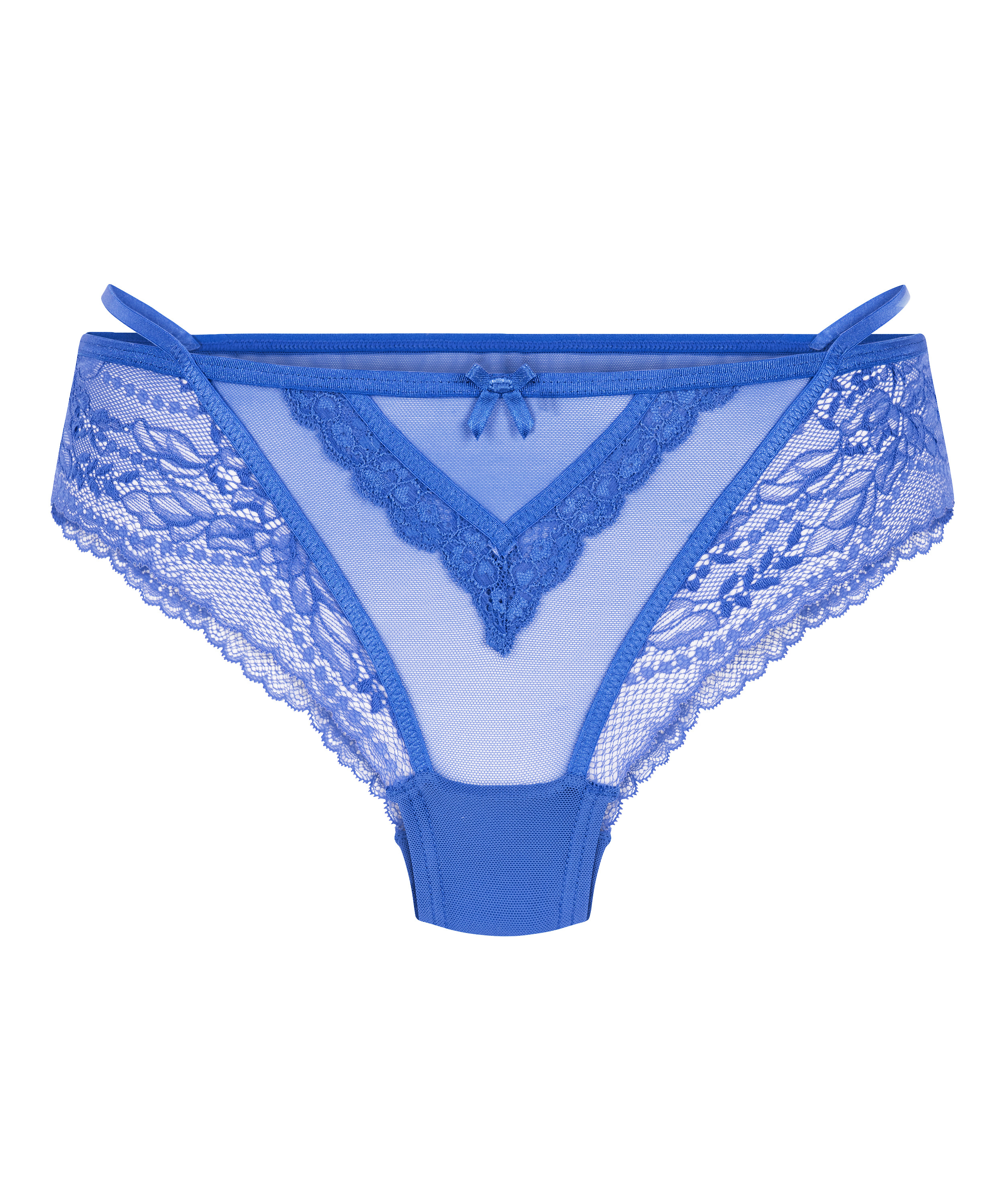 Slip brésilien Anna, Bleu, main