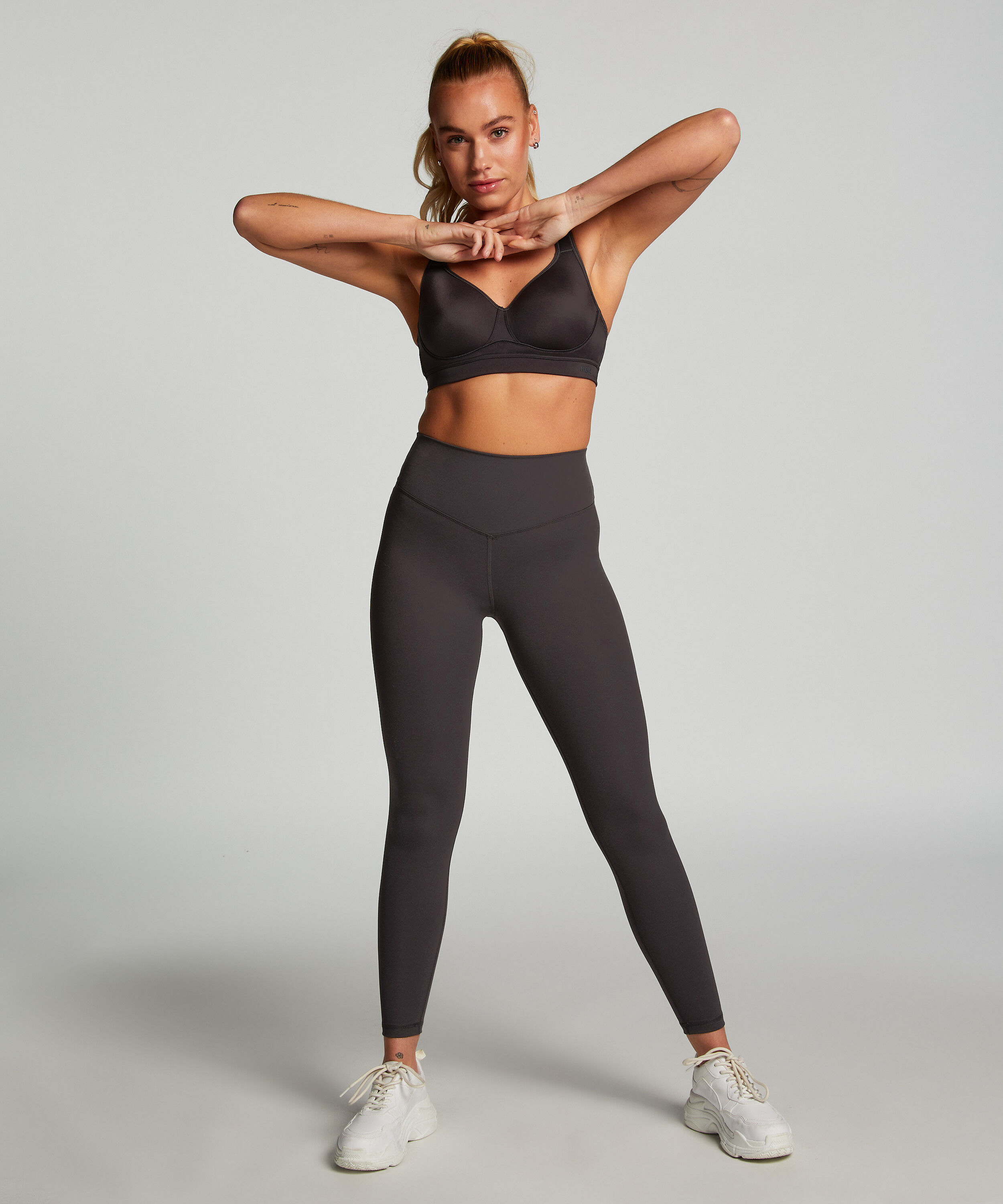 HKMX Legging taille haute, Gris