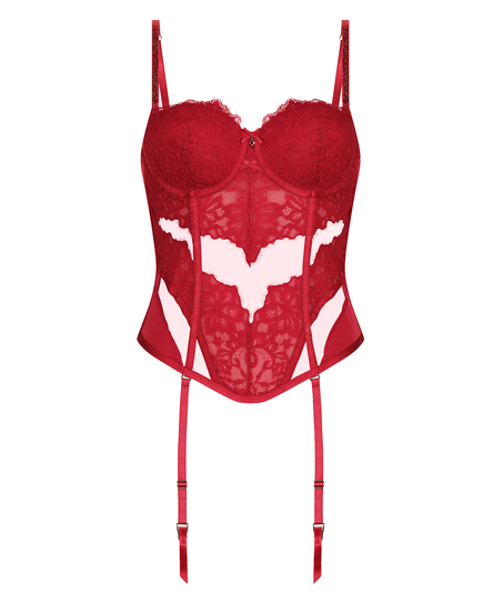 Bustier Charlotta, Rouge