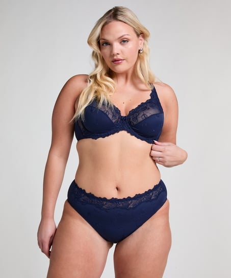 Soutien-gorge à armatures non-préformé Diva, Bleu