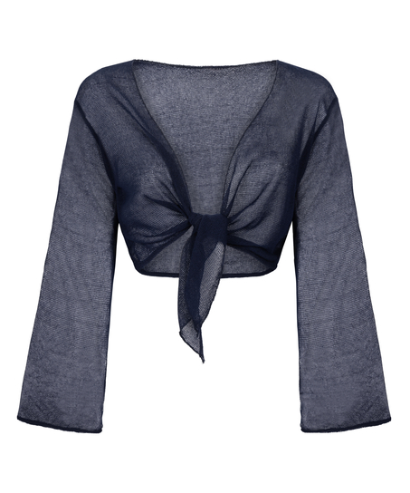 Débardeur de plage en maille, Bleu