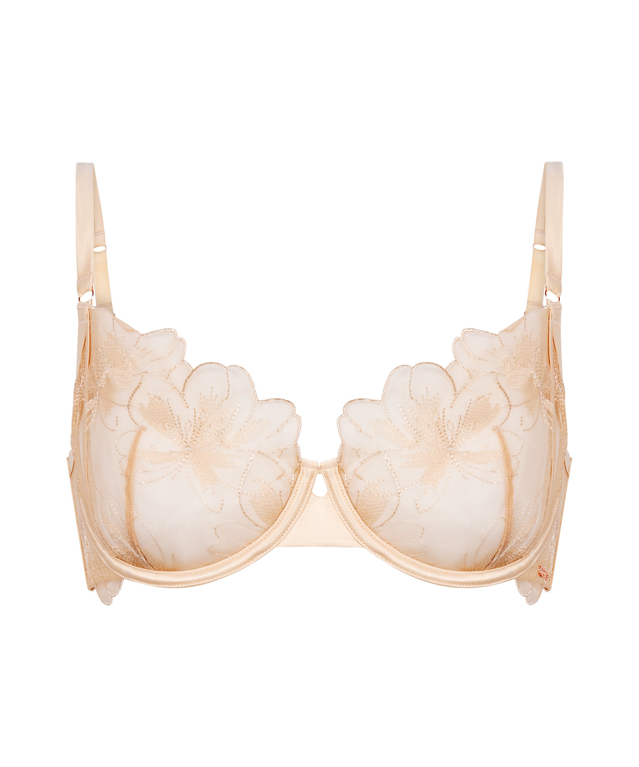 Soutien-gorge &agrave; armatures non-pr&eacute;form&eacute; Emilia, Jaune, main