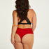 Slip brésilien en forme de V Vixen Curvy, Rouge