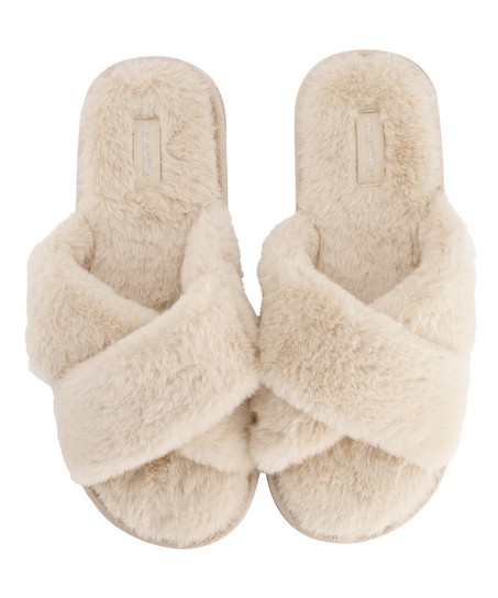 Chaussons Lia, Beige
