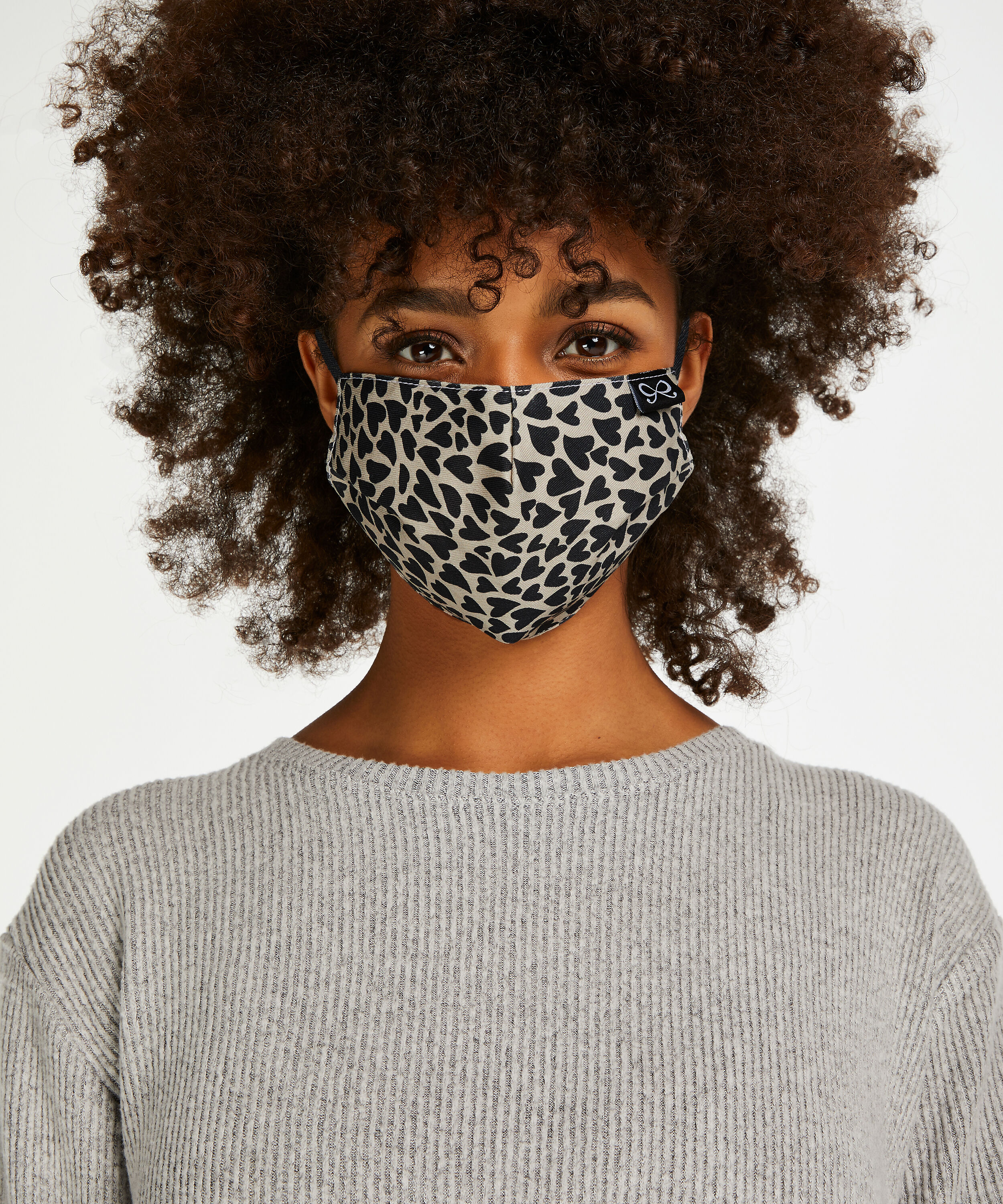 Masque Coton, marron