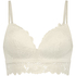 Soutien-gorge préformé sans armatures longline Shiloh, Blanc