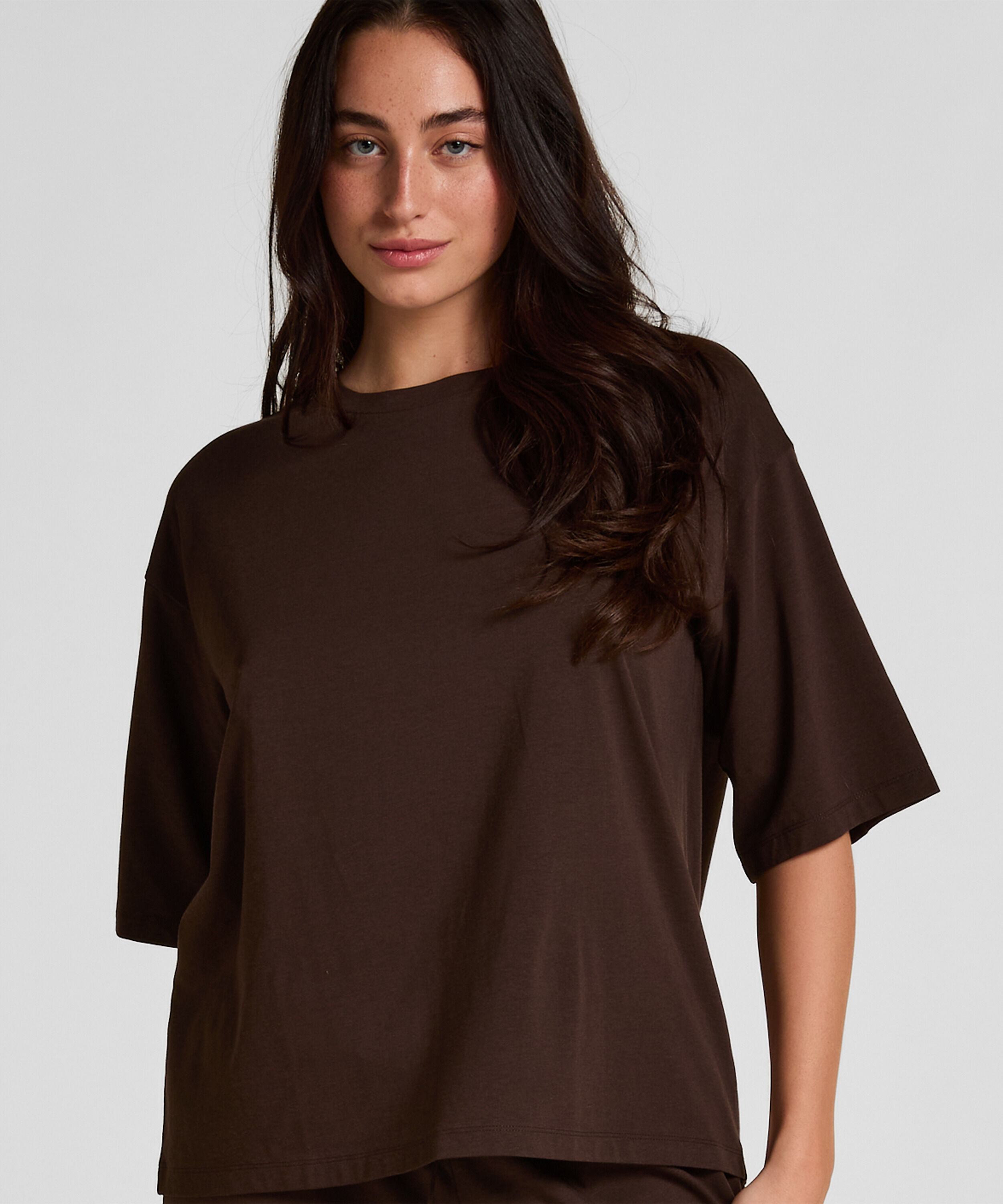 Pyjama Top Loose, Marron Pyjama Top Loose, Marron