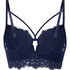 Soutien-gorge à armatures préformé longline Isabella, Bleu