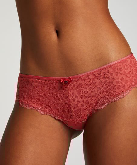 Slip br&eacute;silien Marine, Rouge