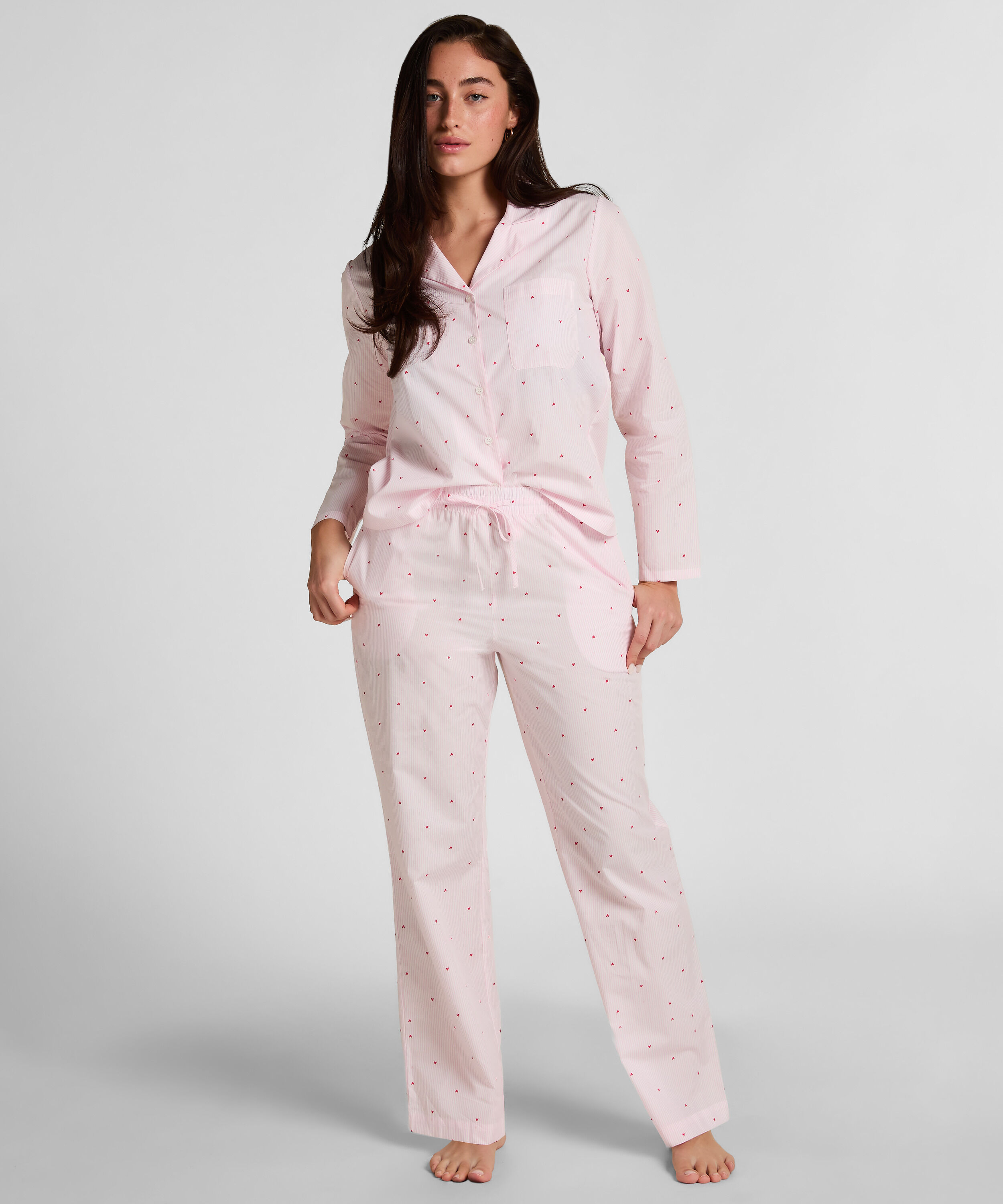 Pyjama en jersey de coton, Blanc