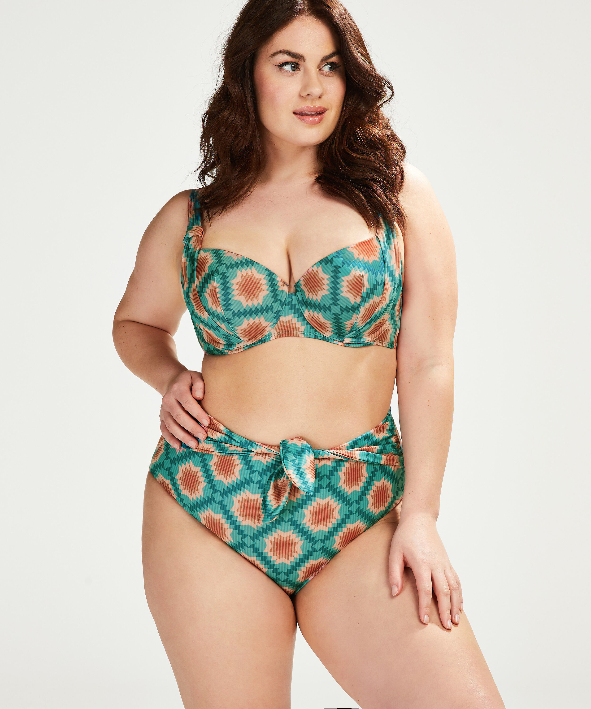 Bas de bikini haut Paramaribo I AM Danielle, Blanc