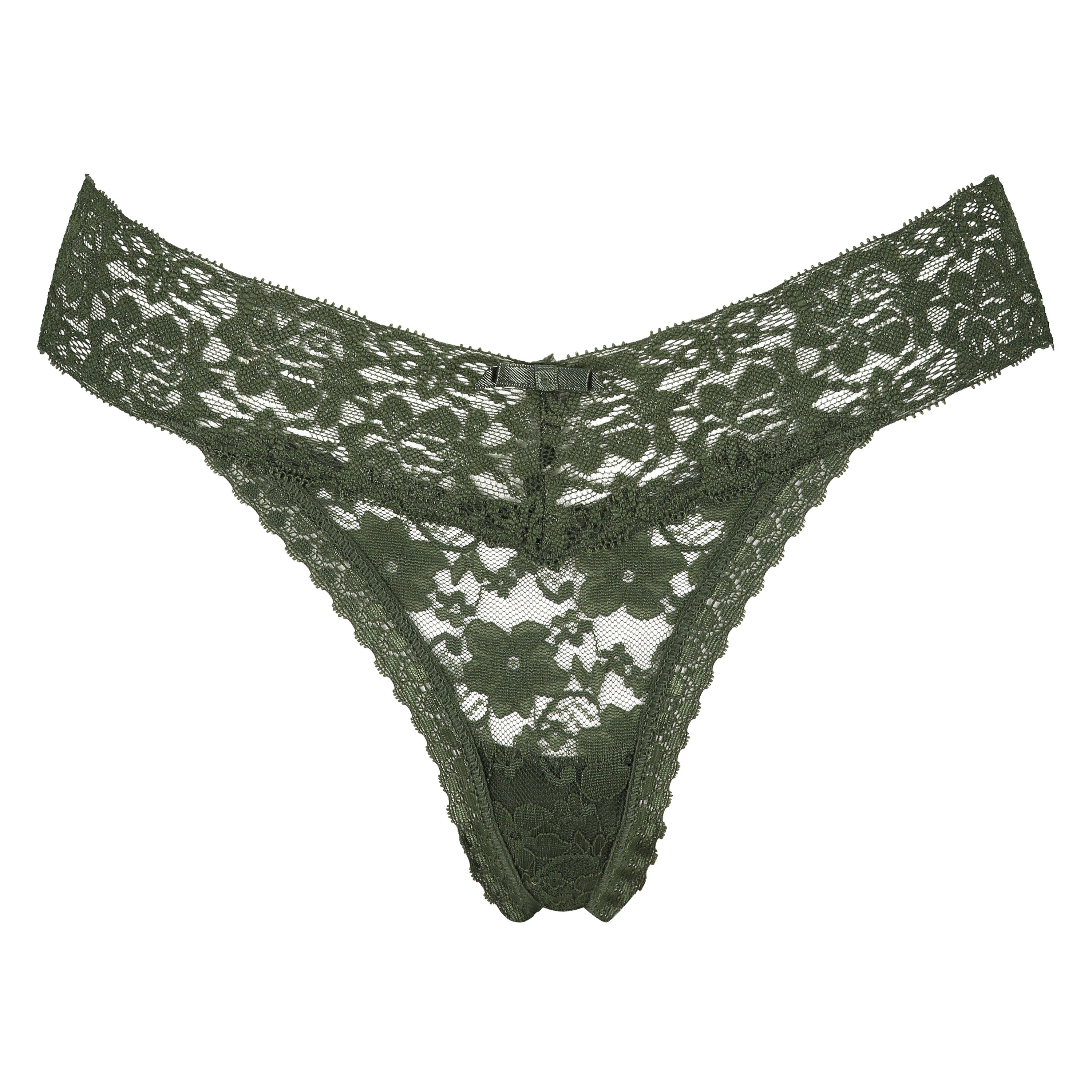String dentelle florale, Vert, main
