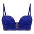 Soutien-gorge &agrave; armatures push-up pr&eacute;form&eacute; Sable, Bleu