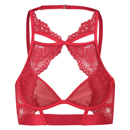 Soutien-gorge &agrave; armatures non-pr&eacute;form&eacute; Tomei, Rouge