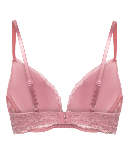 Soutien-gorge &agrave; armatures pr&eacute;form&eacute; push-up Marine, Rose