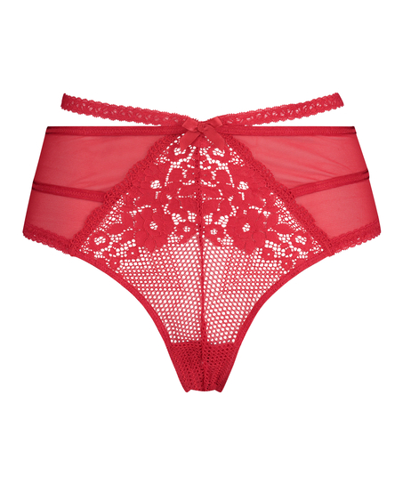String haut Bonnie Curvy, Rouge